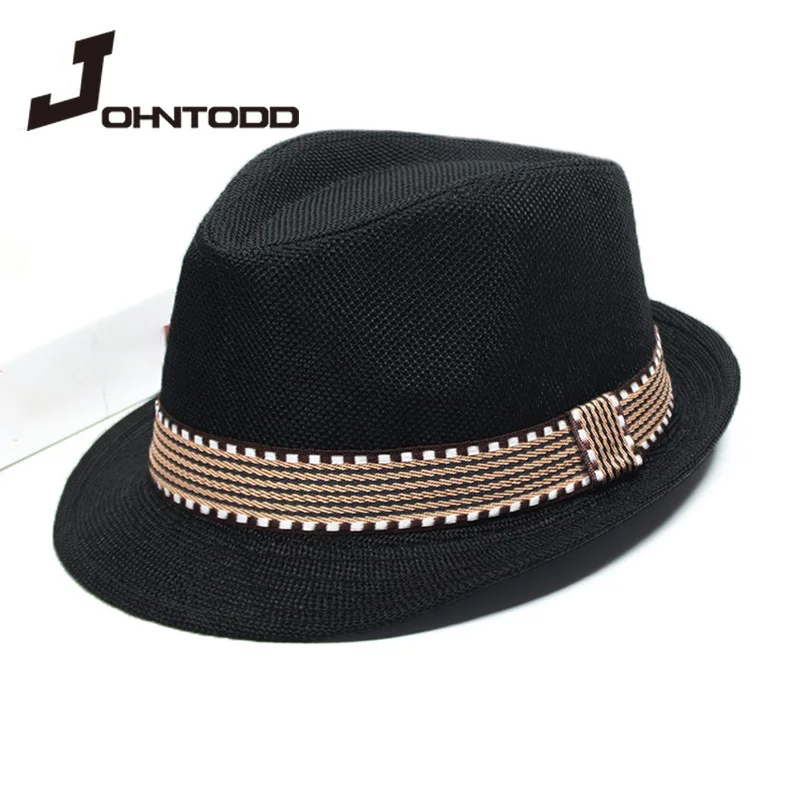 Autumn and winter new retro men's hat Fedoras top jazz plaid hat adult bowler hat classic version headdress hat fedora cap 1