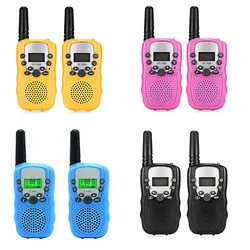 Mini walkie talkie pour enfants, 1 paire, jouet, Radio électronique, Interphone vocal, pour l'extérieur, écran LCD, cadeau d'anniversaire 