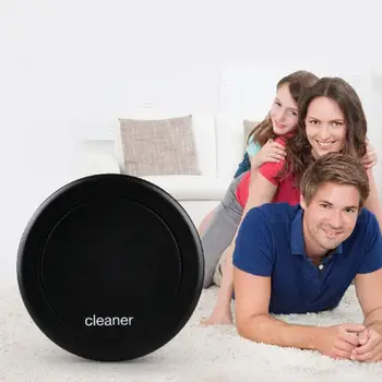 

Mini Robot Vacuum Cleaner USB Charging Automatic Smart Sweeping Robot Home Sweeping Machine Dust Collection Indoor Black
