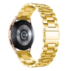 Premium Stainless Steel Watchband Strap - Galaxy Watch 4 5 (Gold)