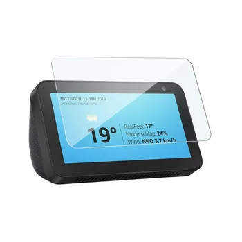

Tempered Glass Protective Film Guard For Amazon Echo Show 5 Smart Display Speaker Protection LCD Full Screen Protector Cover