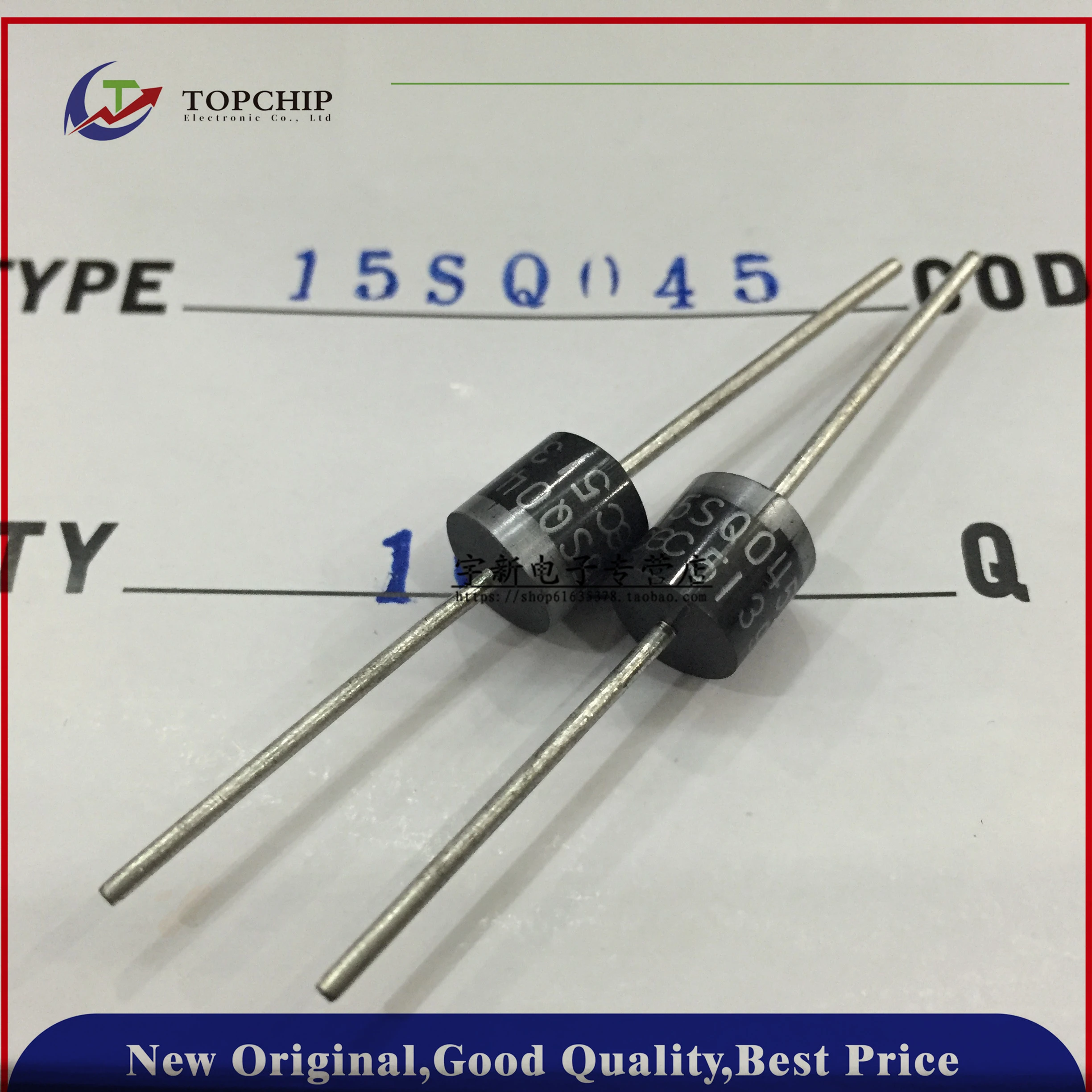 10Pcs 15a 45v High Efficiency Axial Rectifier Bypass Blocking Diode/_mahaHADI
