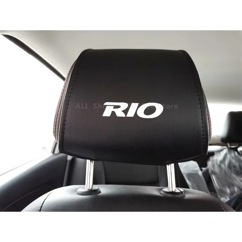 Чехол на подголовник автомобиля Kia Rio защита для автомобильного - Цена: 