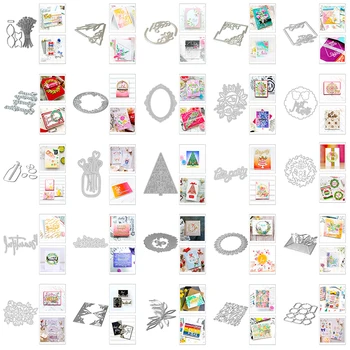 

2020 Hot New Edge Flower Lace Sentiment Words Corner Metal Cutting Dies Foil and Crafts Scrapbooking For Card Making no stamps