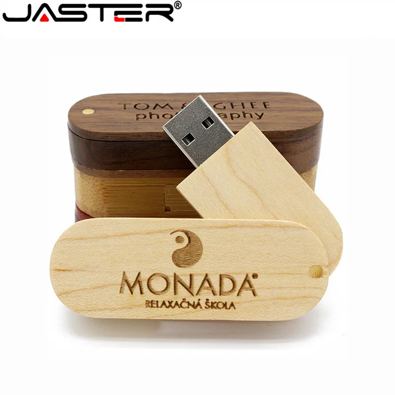USB флеш накопитель JASTER деревянный 4/8/16/32 ГБ 1 шт.|usb flash drive pendrive|wooden usbflash pendrive |