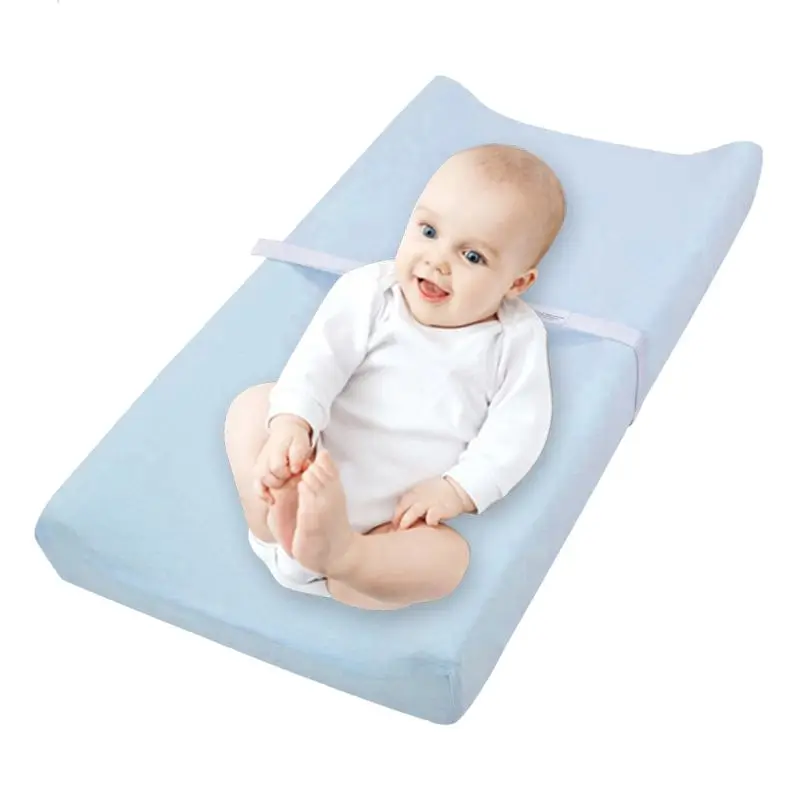 Soft Breathable Cotton Baby Changing Mat Reusable Changing Table Pad Cover for Infants Boys