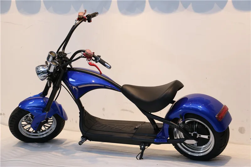 Electric Motorcycle Scooter 2 Wheels Electric Scooters 60V 2000W 20A Removable Battery Citycoco Electric Scooter (27)