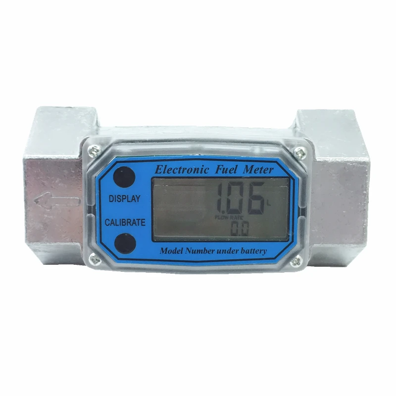 150l/min Dn40 Digital Fuel Flow Meter Diesel Gasoline Methanol Water