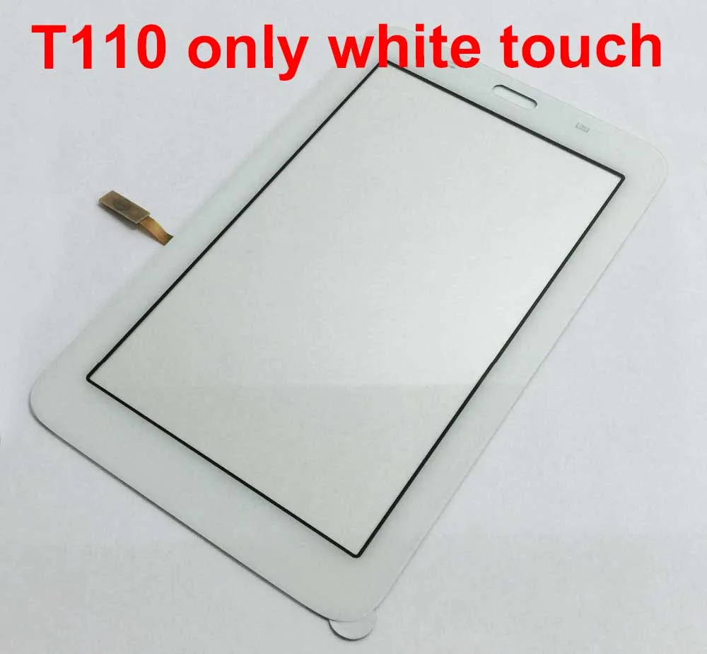 Для samsung Tab 3 Lite 7,0 SM-T110 T110 ЖК-дисплей сенсорный экран дигитайзер Замена для samsung Galaxy SM-T111 - Цвет: T110 white touch