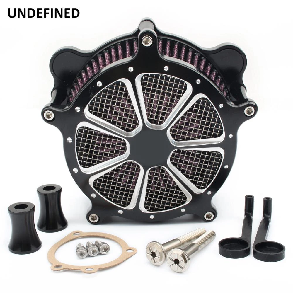 Air Filter Motorcycle Venturi Contrast Cut Intake Air Cleaner System For Harley Dyna FXR 1993-2017 Softail Touring Electra Glide