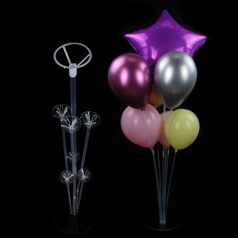 

Rubber Balloons Balloon Decorations on Table Transparent Support New Year Decoration Decorative Balloon Holder Display Rack Ball