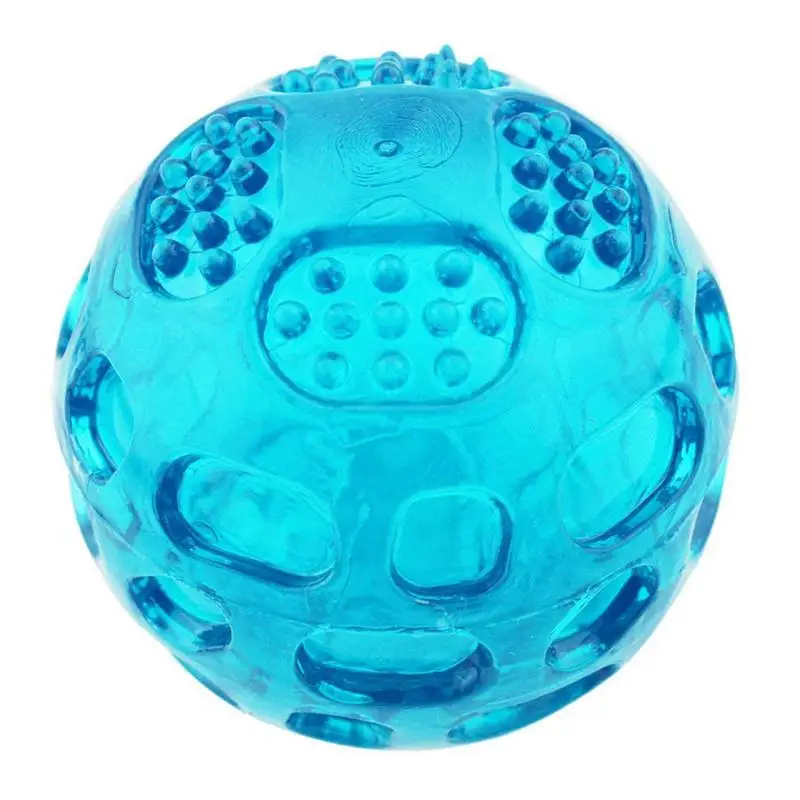 Pet Puppy Dog Squeaky Fetch Ball Toys [Meteorites Bouncy Series] Bite Resistant Squeeze Chew Toy for Aggressive Chewers [Non-T | Дом и сад