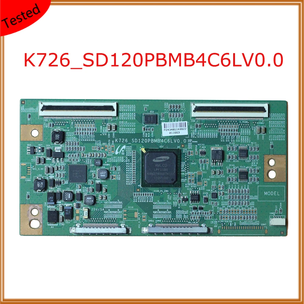 K726_SD120PBMB4C6LV0.0 T Con доска для SAMSUNG ТВ Карта тест De цифровая Оригинальный дисплей оборудование Tcon карты ЖК CON