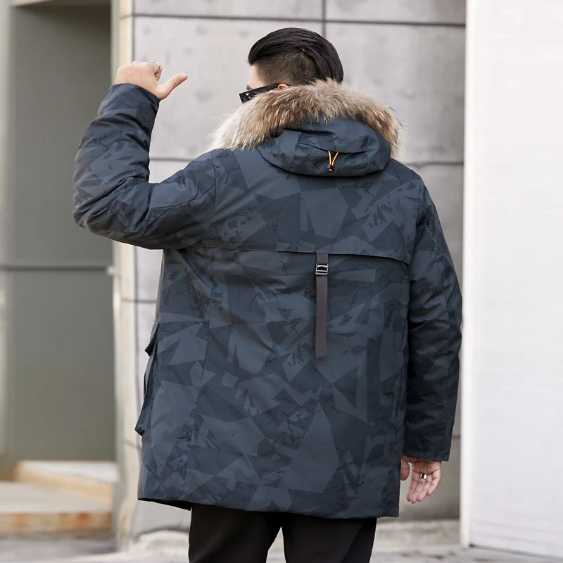 8XL 7XL 6XL новое длинное зимнее пальто мужские толстые теплые зимние куртки повседневная мужская парка с меховым воротником Верхняя одежда с капюшоном хлопковая стеганая куртка