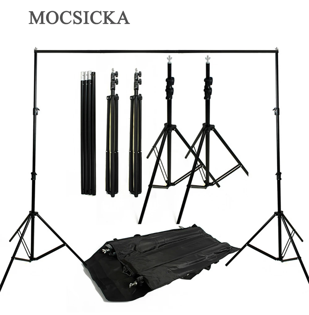 MOCSICKA Регулируемый фон для фотосъемки Поддержка Стенд Фото фон для фотостудии фотосессия Фотофон