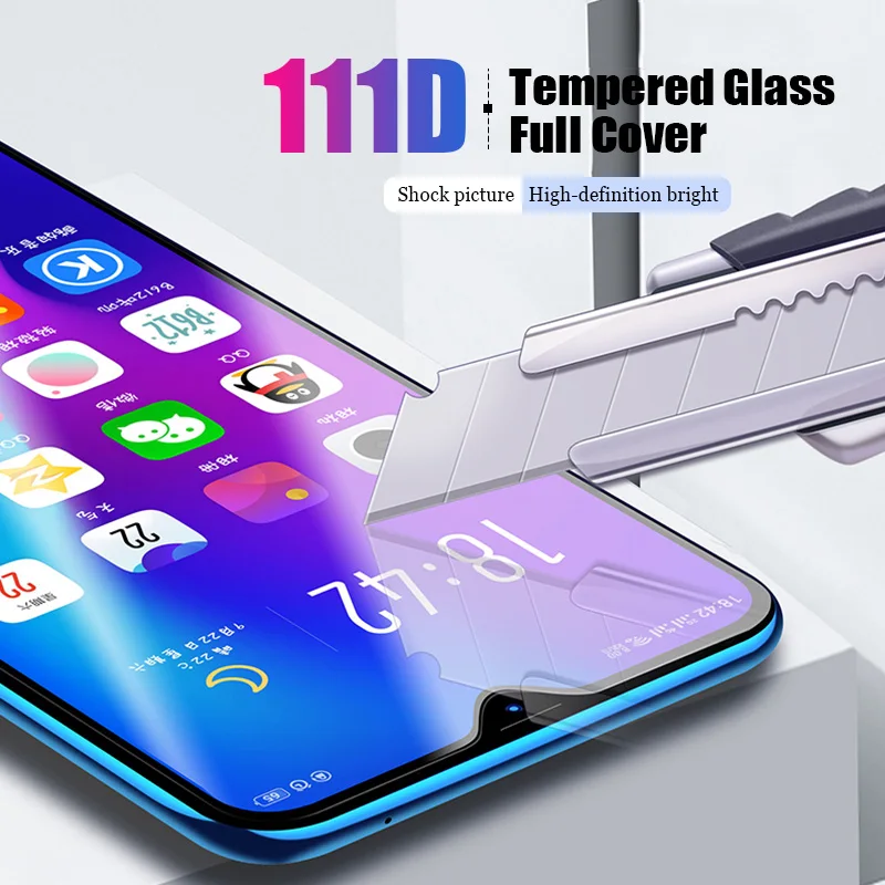 2I1N Full Cover Protective Glass For OPPO Realme C25s C25 C21 C20a C Screen Protector Lens Camera Glass Film for c25 s c 25s 20a phone screen guard