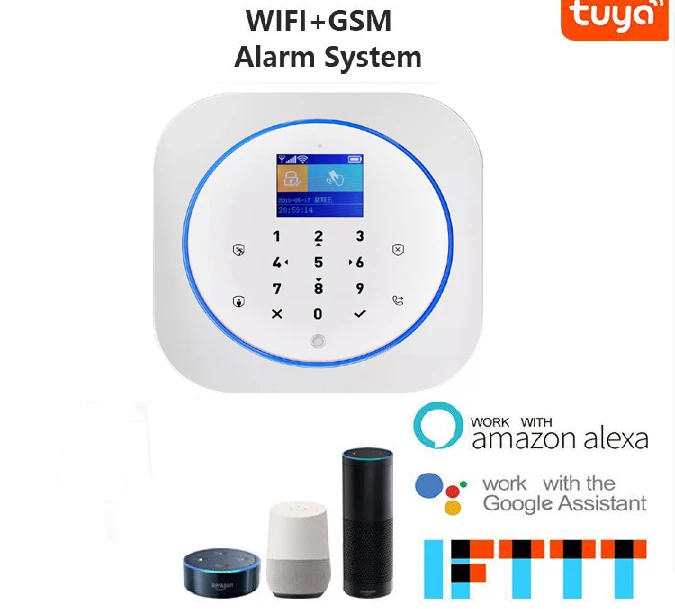 Yobang Secu беспроводная домашняя Безопасность GSM wifi GPRS сигнализация Система TUYA приложение дистанционное управление ip-видеокамера датчик