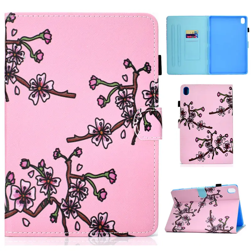 Чехол для huawei Mediapad M6 8," VRD-AL09 VRD-W09 Smart Cover Funda Tablet Fashion panda PU кожаный чехол-подставка+ подарок - Цвет: S020