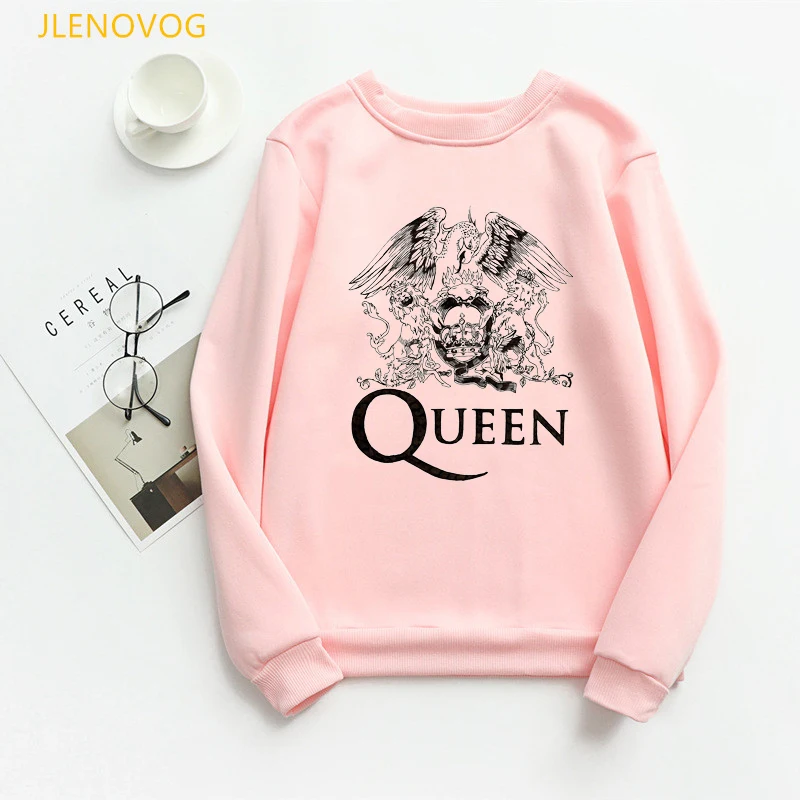 2020 hot sale Freddie Mercury sweatshirt women oversized unisex hoodie Queeen band hip hop sudaddera mujer drop shipping cat hoodie