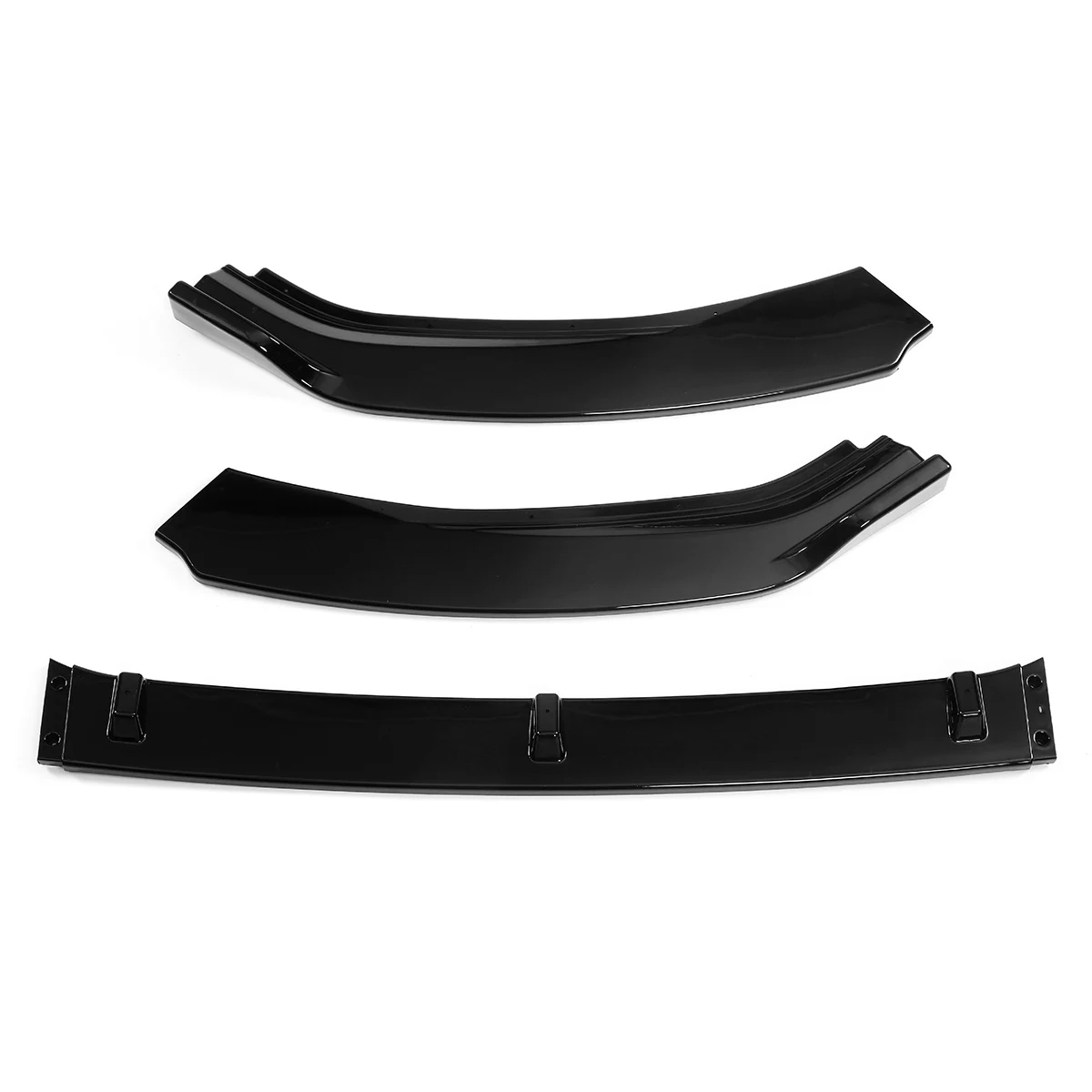 Car Front Bumper Splitter Lip Diffuser Spoiler Protector Cover Deflector Lips Guard 3pcs For VW For Golf MK7 2014 2015 car bumper spoiler bumper lip bumper protector front bumper cover front bumper decoration