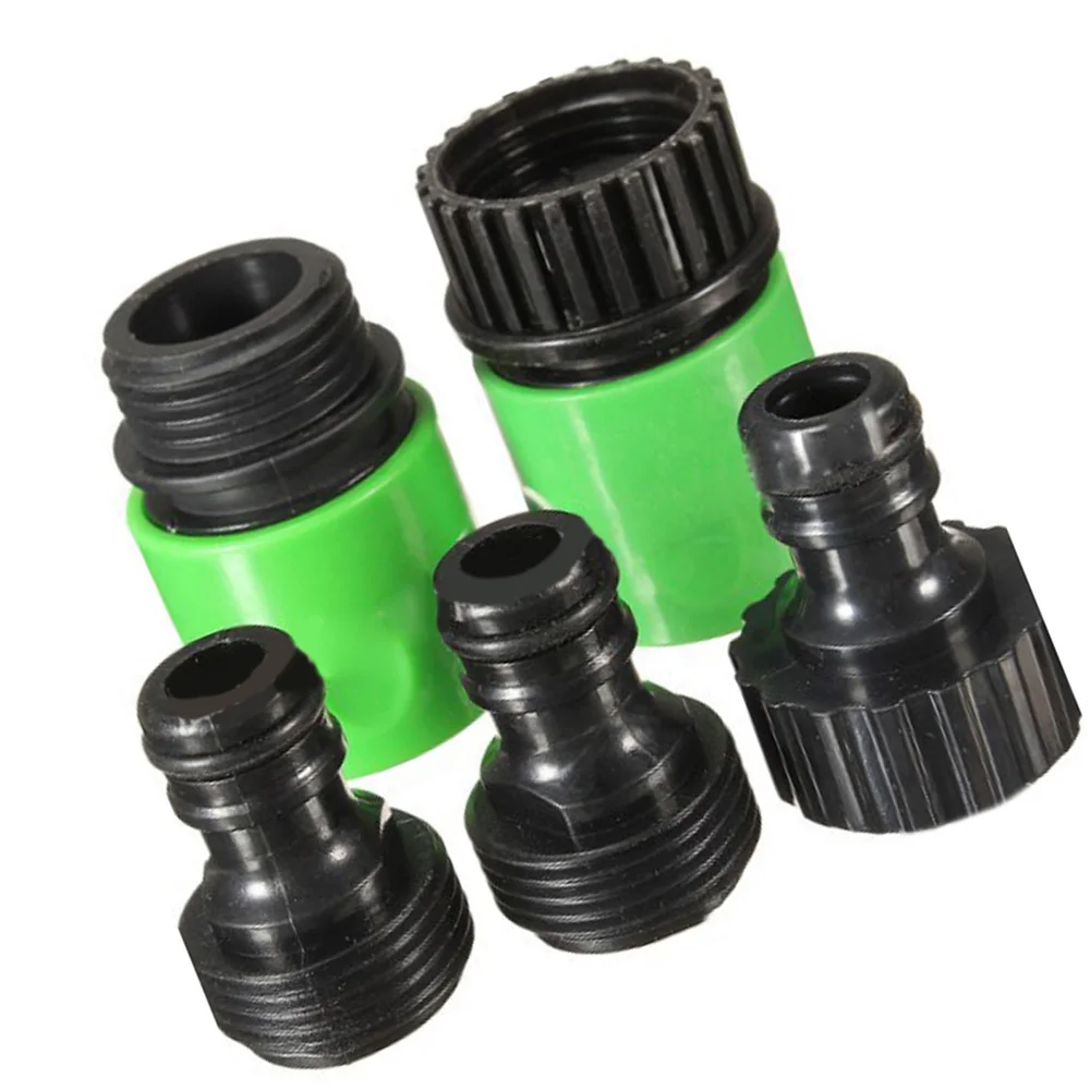 5x/Комплект ABS садовый водяной шланг трубчатый адаптер разъем ремонт соски