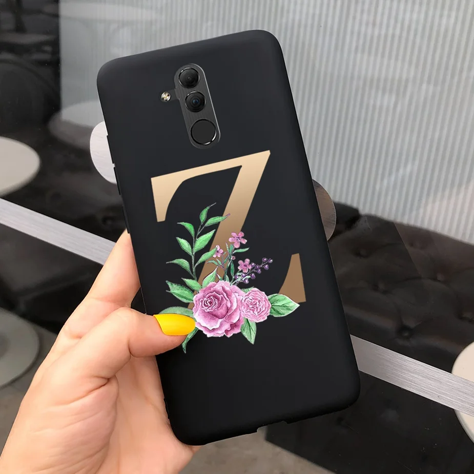 Cute Silicone Letter Phone Case - Soft Protective Cover