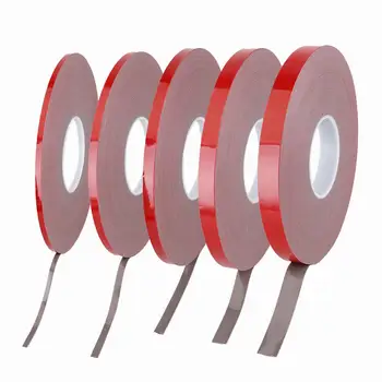 

8/10/12/15/20mmx33m High-temperature Acrylic Gummed Tape Traceless Waterproof High Viscosity Two-sided Adhesive Tapes