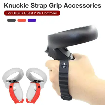 

VR Touch Controller Knuckle Straps For Oculus Quest 2 VR Handle Grip Adjustable Wrist Strap For Oculus Quest2 Vr Accessories