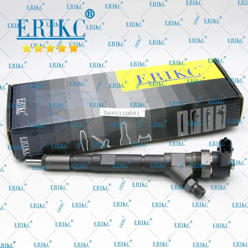 ERIKC 0445110091 инжектор дизельного топлива 0 445 110 091 Форсунка системы питания с общей торливной магистралью 0445 110 091 ДЛЯ HUYNDAI 33800-4A000