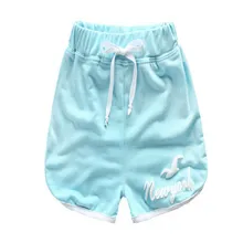 Высокое качество детские младенцев летняя хлопковая Спортивные шорты. Штаны для мальчиков и девочек; детская одежда