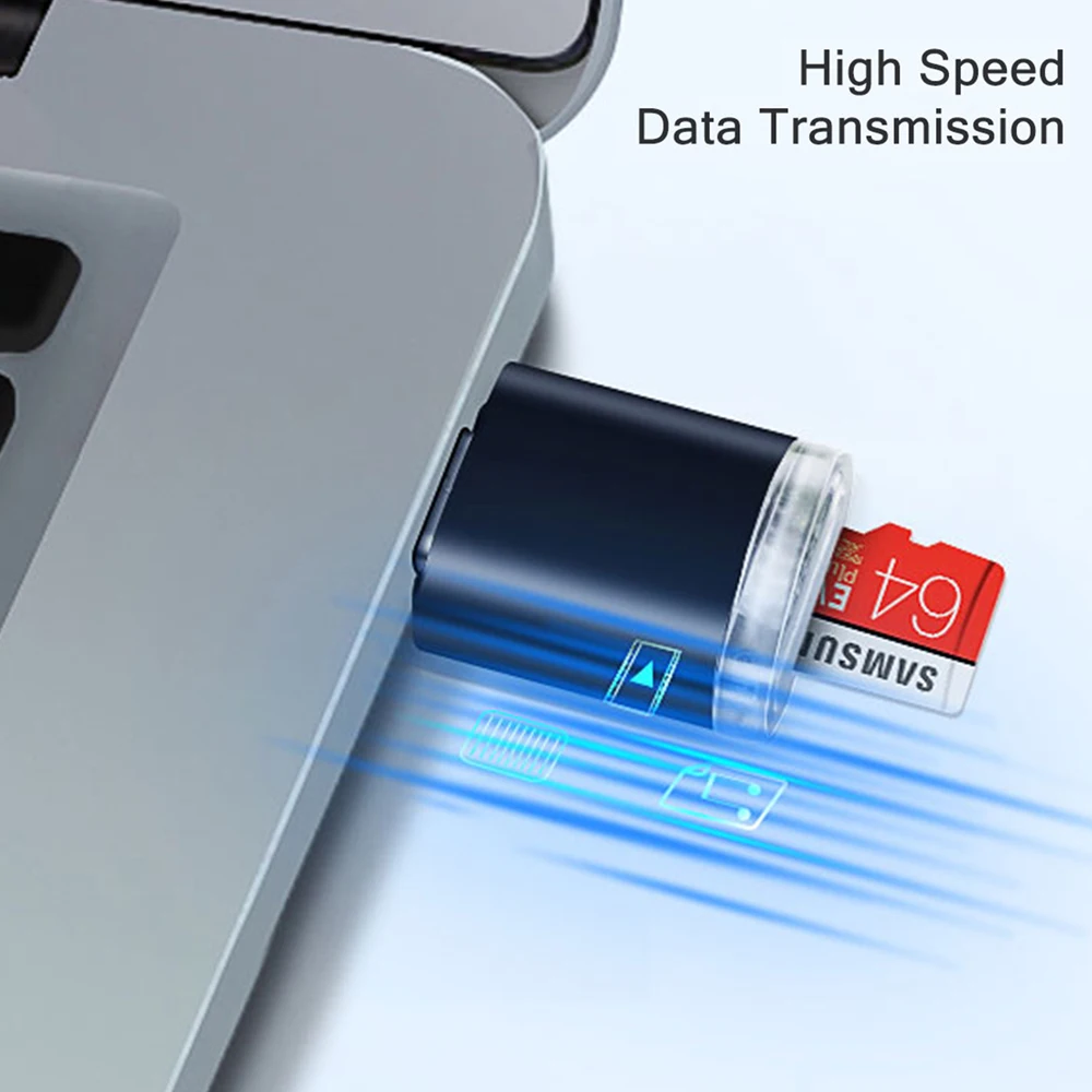 

Type C Micro SD Card Reader Alloy TF Memory Card Reader USB-C OTG Card Adapter For Macbook Samsung Huawei High Speed Cardreader