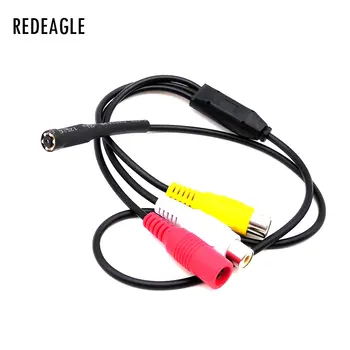 REDEAGE 실내 홈 미니 컬러 아날로그 CCTV 보안 카메라 RCA AV 출력 소형 IR 야간 투시경