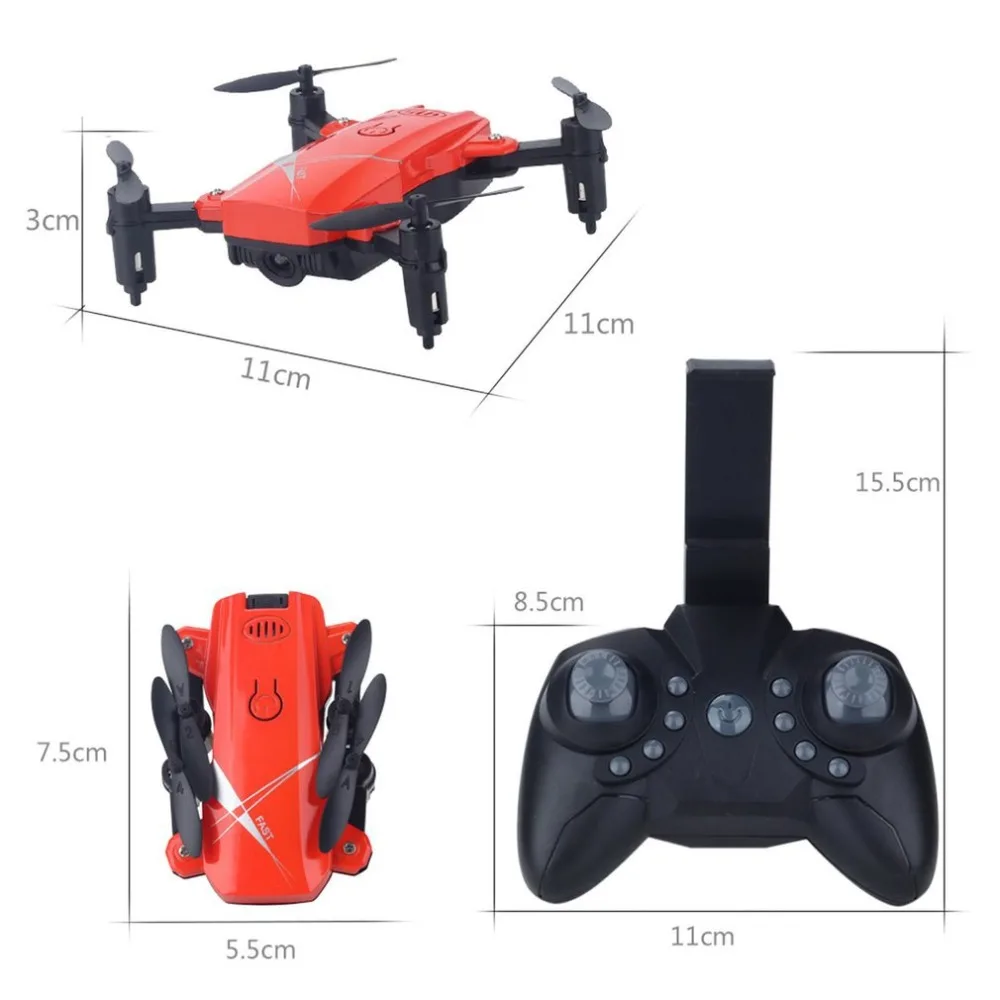 LF602 Мини RC 2,4G складной RC Квадрокоптер с удержанием высоты один ключ возврат 3D флипс подарок 3 батареи