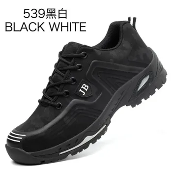 

Boots Men Spring Summer Light Breathable Deodorant Safety Work Shoes Steel Toe Safety Shoes Cap Protective Shoes Male