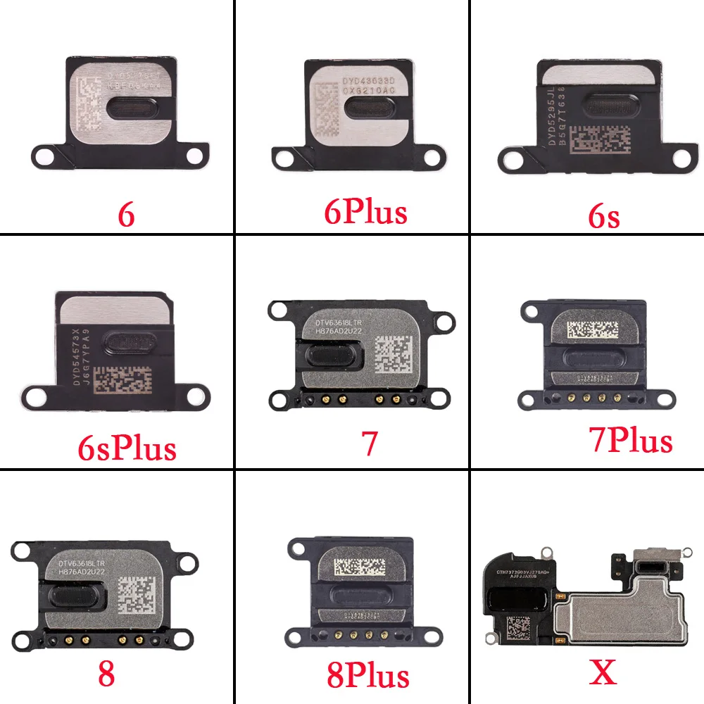 Замена динамика для наушников для iPhone 6 6 Plus 6S 6S Plus 7 8 8 Plus X Запчасти для прослушивания