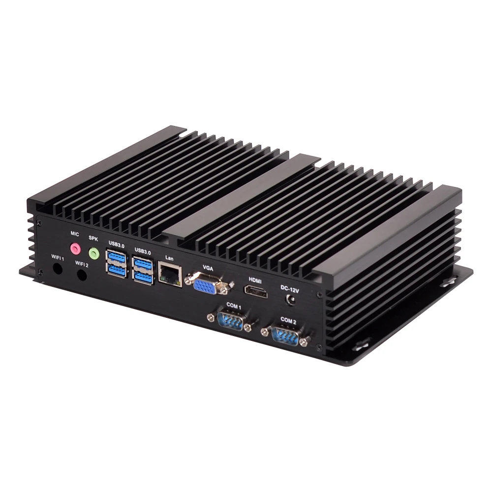 Topton промышленный ПК Intel Core i7 8565U i5 8250U 2* DDR4 1* mSATA+ 1* M.2+ 1*2,5 ''SATA безвентиляторный мини настольный Windows 10 HDMI VGA WiFi