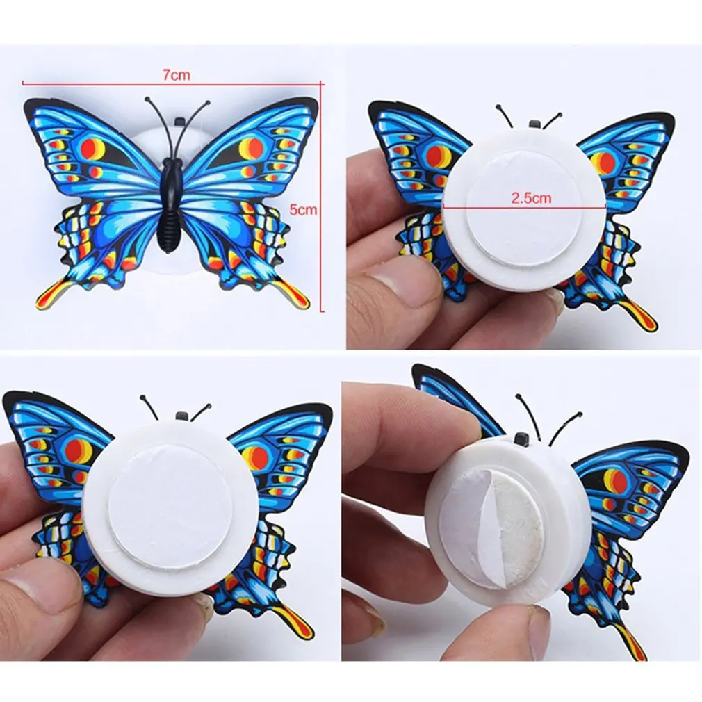 LED Night Light Butterfly LED Night Light Lamp with Colorful Changing for Home Room Party Desk Wall Decor