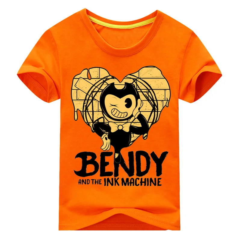 Children Summer Kids Clothes T shirt Boy Infant Tee for Boys Girls Tops Toddler T-shirts Bendy Short Sleeve T-Shirt
