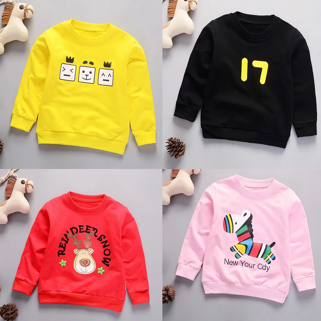 Camisas Camiseta de Tops de Letras Sudadera Pullover beb/é ni/ños ni/ñas Ropa Bebe oto/ño Invierno 2018 Pantalones Conjunto de Ropa