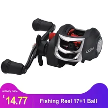 Рыболовная катушка 17+ 1 Шариковые подшипники baitcasing легкая высокоскоростная 7,1: 1 Передаточное отношение Baitcast Рыболовная Катушка Baitcaster снасти