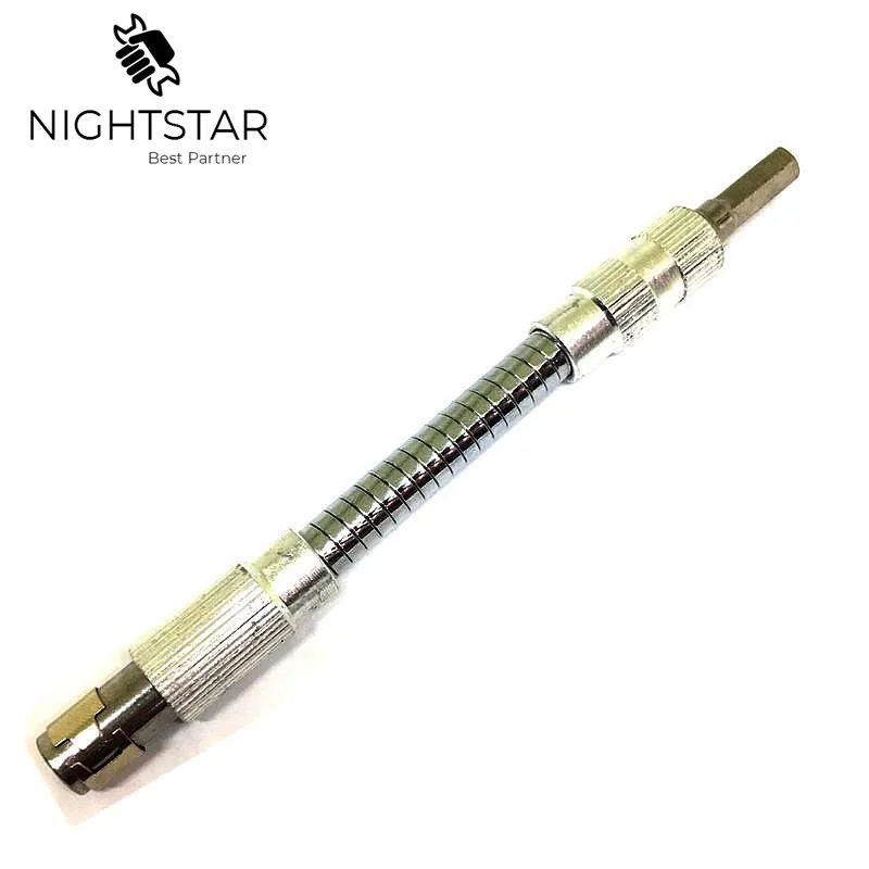 

150mm Metal Flexible Shaft Electronic Drill Screwdriver Bit Holder Connect Link Multitul Hex Shank Extension Bit Multitool