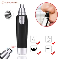 Electric Nose Hair Trimmer for men Shaver Clipper Ear Neck Eyebrow Trimmer for nose and ear trimmer Shaver Razor Remover Kit