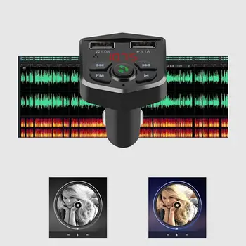 

803e Car Kit MP3 Player FM Transmitter Auto AUX Wireless Car Modulator Radio USB Car Charger Remote Control