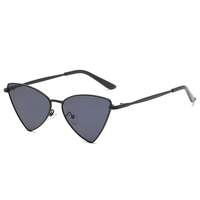  - 2020 Vintage Luxury Brand Design Triangle Cat eye Sunglasses Women Men Fashion Metal Frame Punk Small Sun Glasses For Female