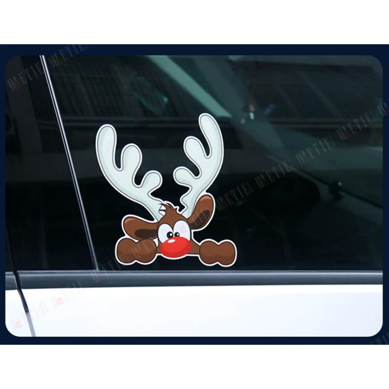 Weihnachten Auto Auto Dekoration Weihnachten Santa Claus Elch DIY Auto  Aufkleber Heckscheibe Aufkleber Auto Styling Hinten Fenster Wischer  Aufkleber - AliExpress