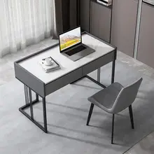 Planche de rock nordique bureau d'ordinateur bureau d'écriture bureau à domicile chambre à coucher simple lumière de luxe petit appartement moderne avec tiroirs