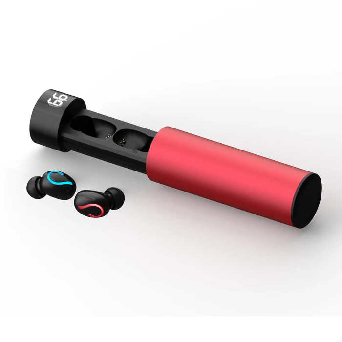 Горячая мини Bluetooth наушники беспроводные голосовые звонки, музыка стерео наушники с power Bank