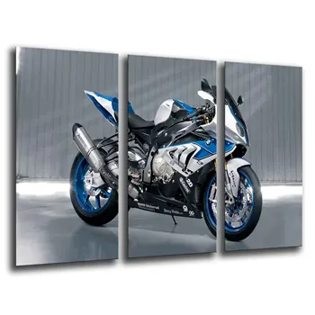 

BMW motorcycle, Engine, photo print on wood, modern picture decorative 26076