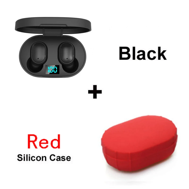 Фиолетовый TWS беспроводные наушники для Redmi Airdots светодиодный дисплей Bluetooth V5.0 гарнитура с микрофоном для iPhone huawei samsung pk QCY - Цвет: Фиолетовый