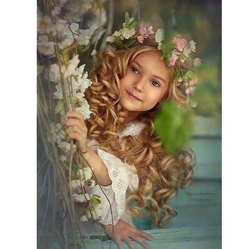 

Full Diamond Painting Angel Baby Landscape Rhinestone Diamond Mosaic Picture Diy Diamond Embroidery Customized